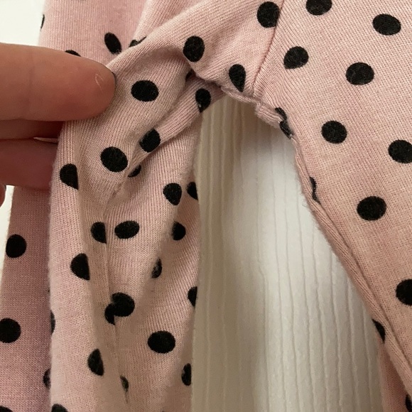 Cute blush polka dot top! - Picture 3 of 3